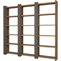 Etajeră Trendy Orasul Walnut/Blue 170x184.6x24.2cm GTR000463 imaginea #3 — magazin online Desire.md