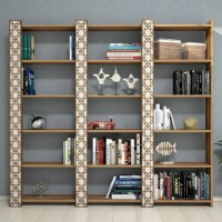 Etajeră Trendy Orasul Walnut/Cream 170x184.6x24.2cm GTR000464 imaginea #2 — magazin online Desire.md