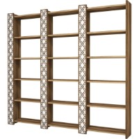 Etajeră Trendy Orasul Walnut/White 170x184.6x24.2cm GTR000466 imaginea #4 — magazin online Desire.md