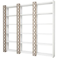 Etajeră Trendy Orasul White 170x184.6x24.2cm GTR000468 imaginea #3 — magazin online Desire.md