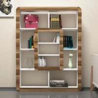 Стеллаж Trendy Orkide White/Walnut 140x108.4x21.8cm GTR000440 фото №4 — интернет-магазин Desire.md