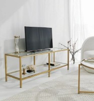 Тумба под ТВ Trendy Basic TV501 Gold 130x45x40cm GTR000309 фото №2 — интернет-магазин Desire.md