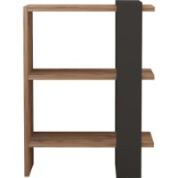 Стеллаж Trendy Ova Oak/Anthracit 70x51.8x25cm GTR006036 фото №2 — интернет-магазин Desire.md