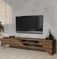 Тумба под ТВ Trendy Beril Walnut 180x40x37cm GTR000137 фото №4 — интернет-магазин Desire.md