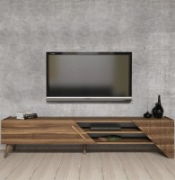 Тумба под ТВ Trendy Beril Walnut 180x40x37cm GTR000137