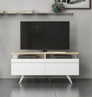 Тумба под ТВ Trendy Berlin 120 White/Oak 120x52x35cm GTR000191