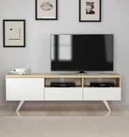 Тумба под ТВ Trendy Bruksel Oak/White 150x46x35cm GTR000204