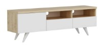Тумба под ТВ Trendy Bruksel Oak/White 150x46x35cm GTR000204 фото №2 — интернет-магазин Desire.md