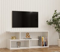 Тумба под ТВ Trendy Cafu White 100x40x30cm GTR006370 фото №4 — интернет-магазин Desire.md