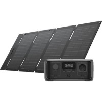 Stație de încărcare portabilă EcoFlow River 3 UPS + 45W Portable Solar Panel
