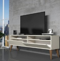 Тумба под ТВ Trendy Cel mai bun Cream/Walnut 150x50x30cm GTR000057 фото №2 — интернет-магазин Desire.md