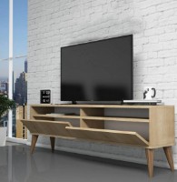 Тумба под ТВ Trendy Cel mai bun Oak/Walnut 150x50x30cm GTR000058 фото №2 — интернет-магазин Desire.md