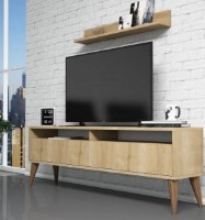 Тумба под ТВ Trendy Cel mai bun Oak/Walnut 150x50x30cm GTR000062 фото №4 — интернет-магазин Desire.md