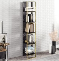 Etajeră Trendy Polka Gold/Black/Black Marble 178.5x31.3x32.2cm GTR006068
