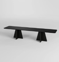 Тумба под ТВ Trendy Ciuperca Black 180x42x40cm GTR000296 фото №3 — интернет-магазин Desire.md