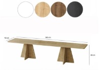 Тумба под ТВ Trendy Ciuperca Sapphire Oak 180x42x40cm GTR000295 фото №4 — интернет-магазин Desire.md