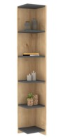 Etajeră Trendy Porto Sapphire Oak/Anthracit 160x25x25cm GTR006038 imaginea #2 — magazin online Desire.md