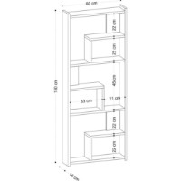 Etajeră Trendy Prins White 150x60x15cm GTR005995 imaginea #3 — magazin online Desire.md