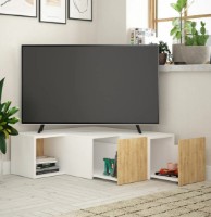 Comodă TV Trendy Compact White/Oak 90x32x92cm GTR000013 imaginea #2 — magazin online Desire.md