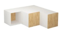 Comodă TV Trendy Compact White/Oak 90x32x92cm GTR000013 imaginea #3 — magazin online Desire.md