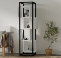 Etajeră Trendy Rabant White/Black 140x44x29cm GTR006055
