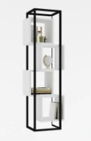 Etajeră Trendy Rabant White/Black 140x44x29cm GTR006055 imaginea #3 — magazin online Desire.md