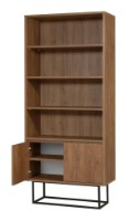 Etajeră Trendy Rea Walnut/Black 182x80x36cm GTR000542 imaginea #4 — magazin online Desire.md