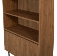 Etajeră Trendy Rea Walnut/Black 182x80x36cm GTR000542 imaginea #5 — magazin online Desire.md