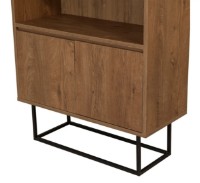 Etajeră Trendy Rea Walnut/Black 182x80x36cm GTR000542 imaginea #6 — magazin online Desire.md