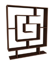 Etajeră Trendy Sarmasik Wenge 124.8x149.4x22cm GTR006589 imaginea #3 — magazin online Desire.md