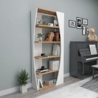 Стеллаж Trendy Selge White/Pine Atlantic 150x63.6x23.8cm GTR006028 фото №4 — интернет-магазин Desire.md