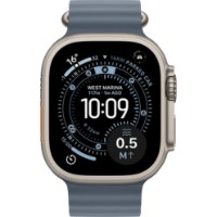 Smartwatch Apple Watch Ultra 3 GPS + Cellular 49mm Natural Titanium Case with Anchor Blue Ocean Band (MEWH4)
