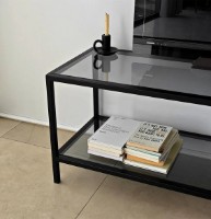 Comodă TV Trendy De baza Black 130x45x40cm GTR000308 imaginea #4 — magazin online Desire.md