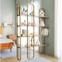 Стеллаж Trendy Sierra Gold 182x124x26cm GTR006043 фото №2 — интернет-магазин Desire.md