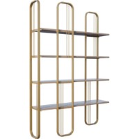 Стеллаж Trendy Sierra Gold 182x124x26cm GTR006043 фото №4 — интернет-магазин Desire.md