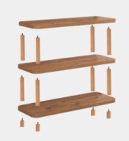 Etajeră Trendy Step Pine Atlantic 80x75x28cm GTR006050 imaginea #4 — magazin online Desire.md