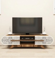 Тумба под ТВ Trendy Defne Walnut/Cream 145x37x35cm GTR000076