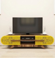 Тумба под ТВ Trendy Defne Walnut/Yellow 145x37x35cm GTR000078
