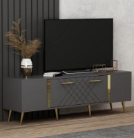 Comodă TV Trendy Detas Anthracit/Gold 150x48.2x35cm GTR006397 imaginea #2 — magazin online Desire.md