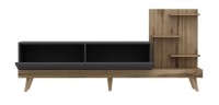Comodă TV Trendy Dizayn Walnut/Black 180x82x37cm GTR000205 imaginea #3 — magazin online Desire.md