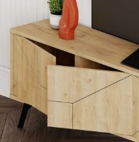 Comodă TV Trendy Duna Oak/Black 180x50x29.6cm GTR000015 imaginea #3 — magazin online Desire.md