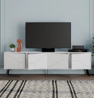Comodă TV Trendy Duna White/Black 180x50x29.6cm GTR000016 imaginea #2 — magazin online Desire.md