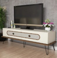 Comodă TV Trendy Ekol Cream/Walnut/Black 140x45x40cm GTR000097 imaginea #3 — magazin online Desire.md
