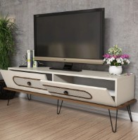 Comodă TV Trendy Ekol Cream/Walnut/Black 140x45x40cm GTR000097 imaginea #4 — magazin online Desire.md