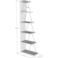 Etajeră Trendy Tlos White 150x22x28cm GTR005294 imaginea #2 — magazin online Desire.md