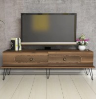 Comodă TV Trendy Ekol Walnut/Black 140x45x40cm GTR000099