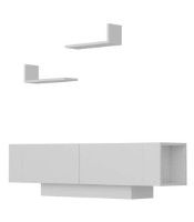 Тумба под ТВ Trendy Ekol White 150x40x31.5cm GTR006455 фото №3 — интернет-магазин Desire.md