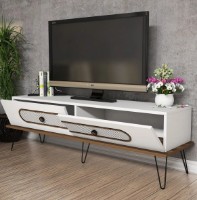 Comodă TV Trendy Ekol White/Walnut/Black 140x45x40cm GTR000100 imaginea #4 — magazin online Desire.md