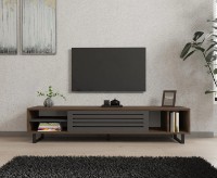 Comodă TV Trendy Eray Walnut/Anthracit 160x40x35cm GTR000365