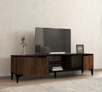 Тумба под ТВ Trendy Erem Walnut/Black 180x49.6x40cm GTR006418 фото №4 — интернет-магазин Desire.md